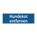 Hundekot entfernen