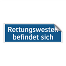 Rettungswesten befindet sich