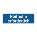 Reithelm erforderlich