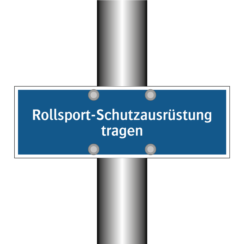 Rollsport-Schutzausrüstung tragen