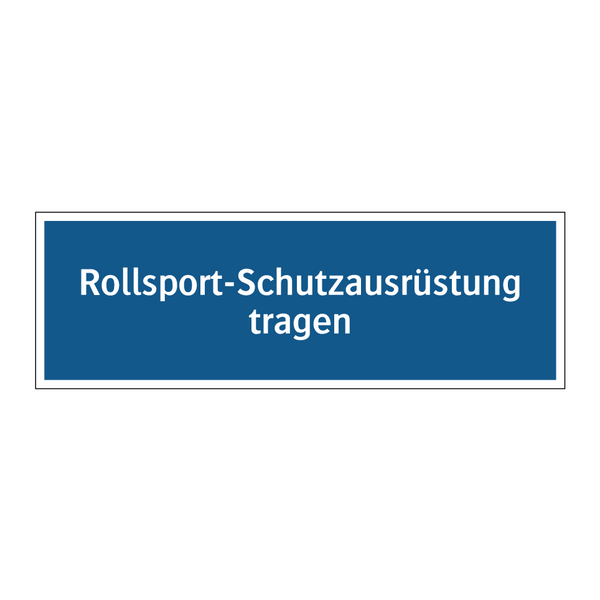 Rollsport-Schutzausrüstung tragen