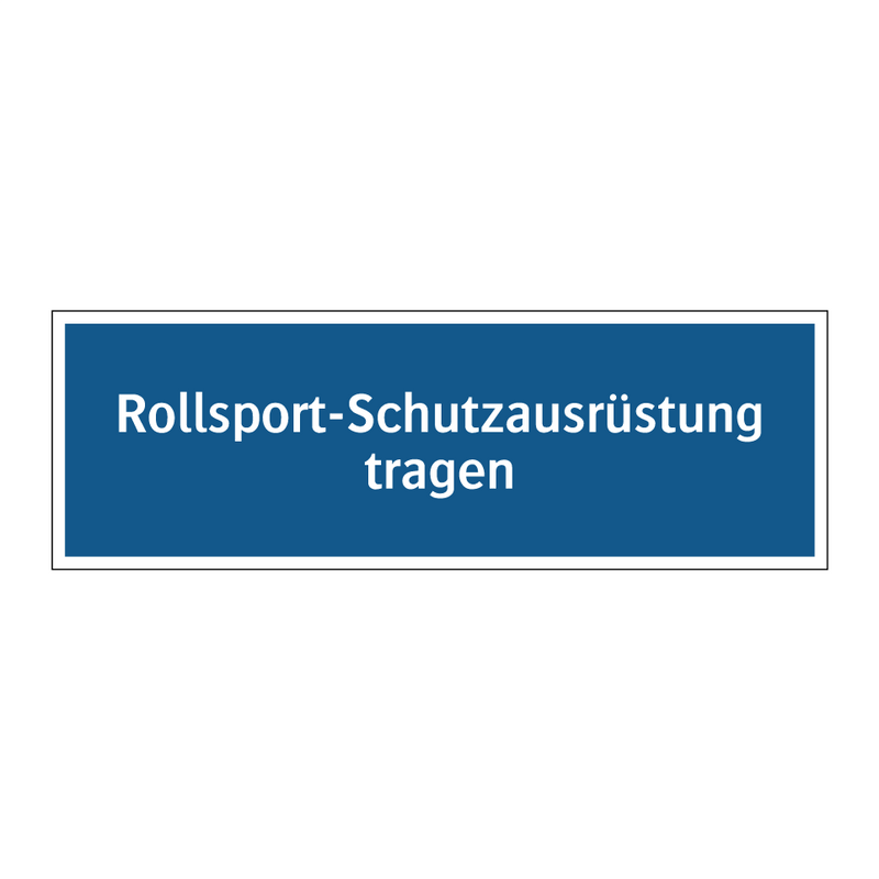 Rollsport-Schutzausrüstung tragen