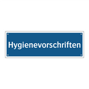 Hygienevorschriften