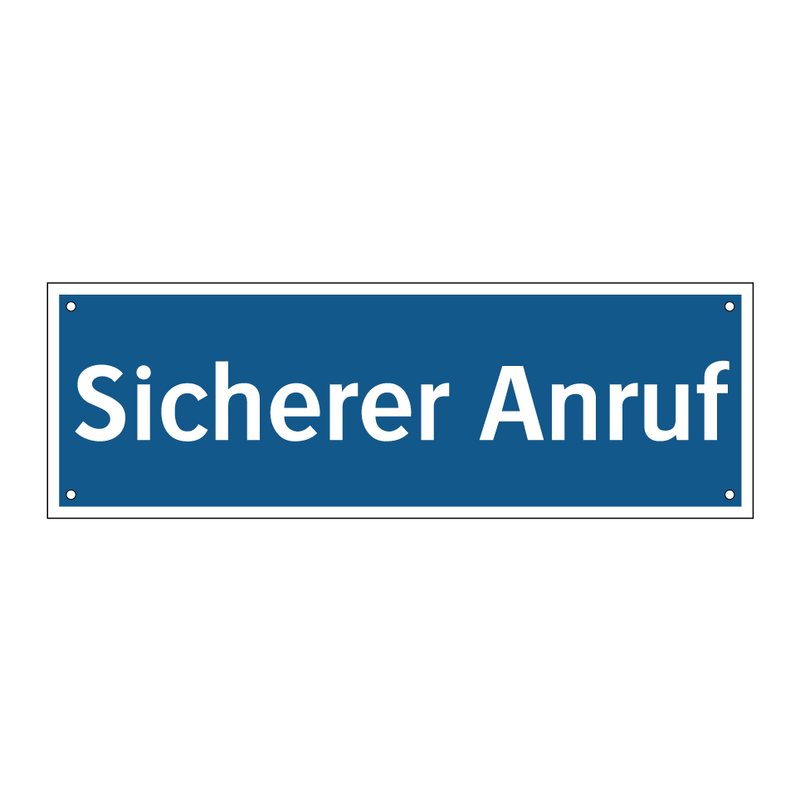 Sicherer Anruf