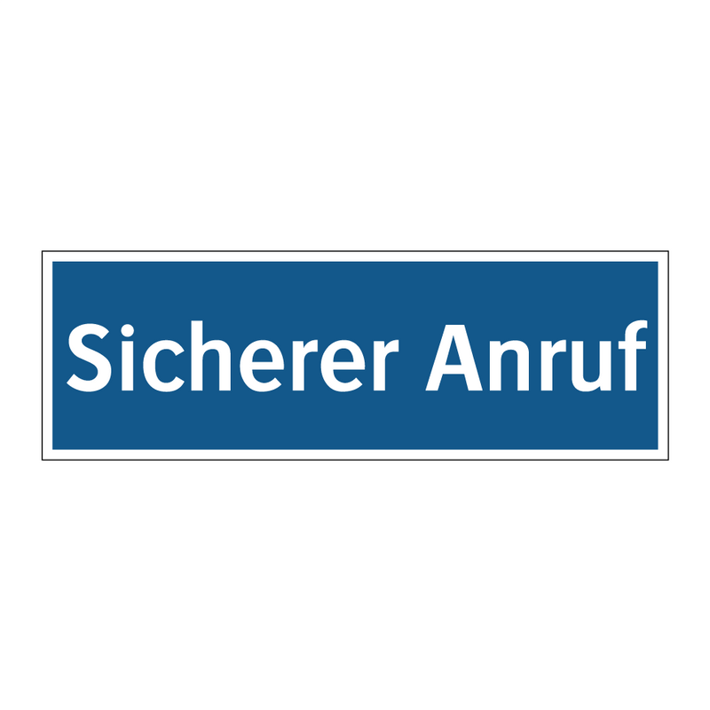 Sicherer Anruf