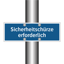 Sicherheitschürze erforderlich