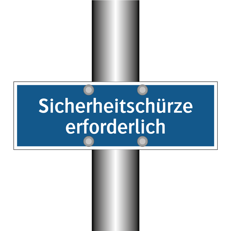Sicherheitschürze erforderlich