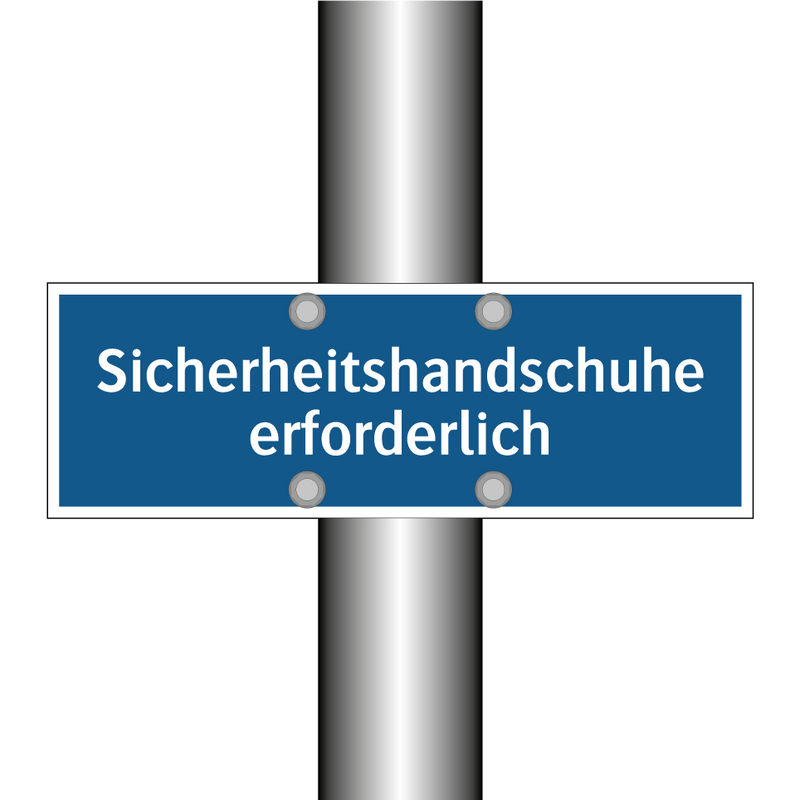 Sicherheitshandschuhe erforderlich