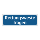 Rettungsweste tragen