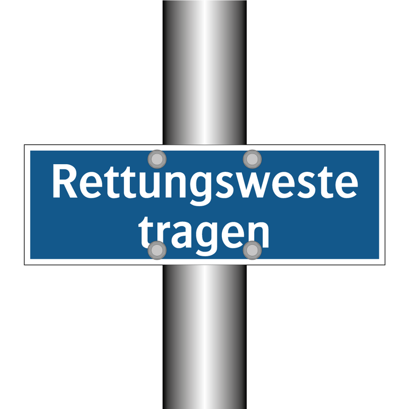 Rettungsweste tragen
