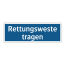 Rettungsweste tragen