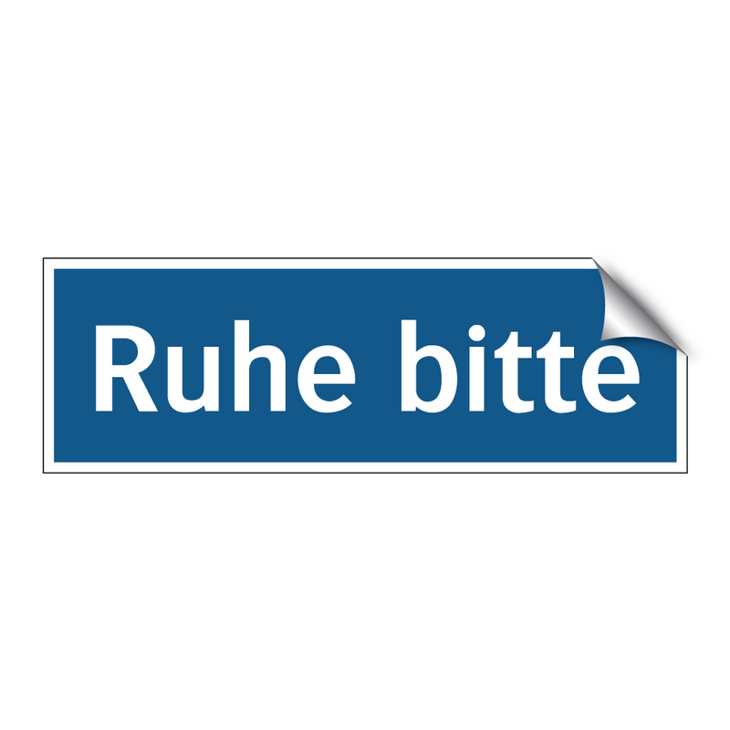 Ruhe bitte