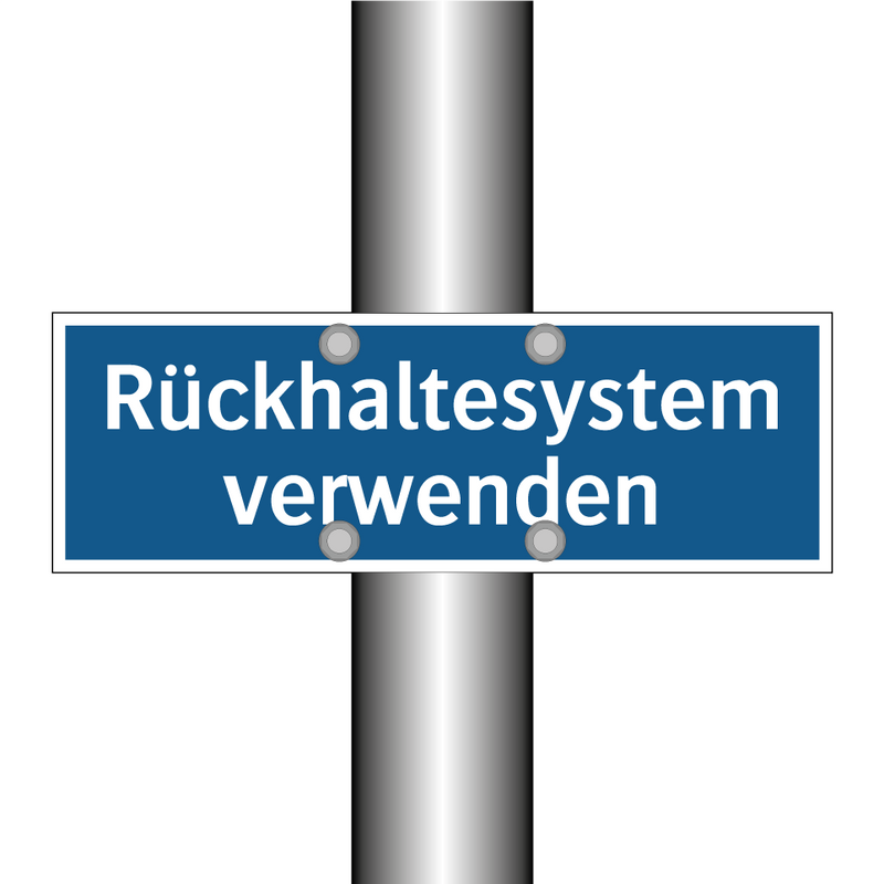 Rückhaltesystem verwenden