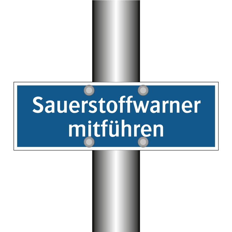 Sauerstoffwarner mitführen