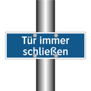 Tür immer schließen