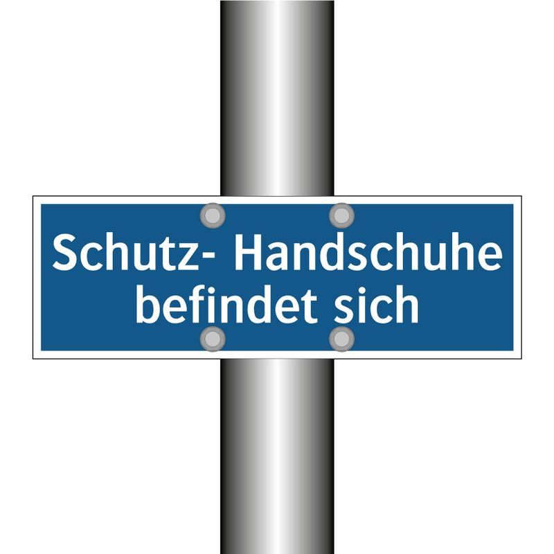 Schutz- Handschuhe befindet sich