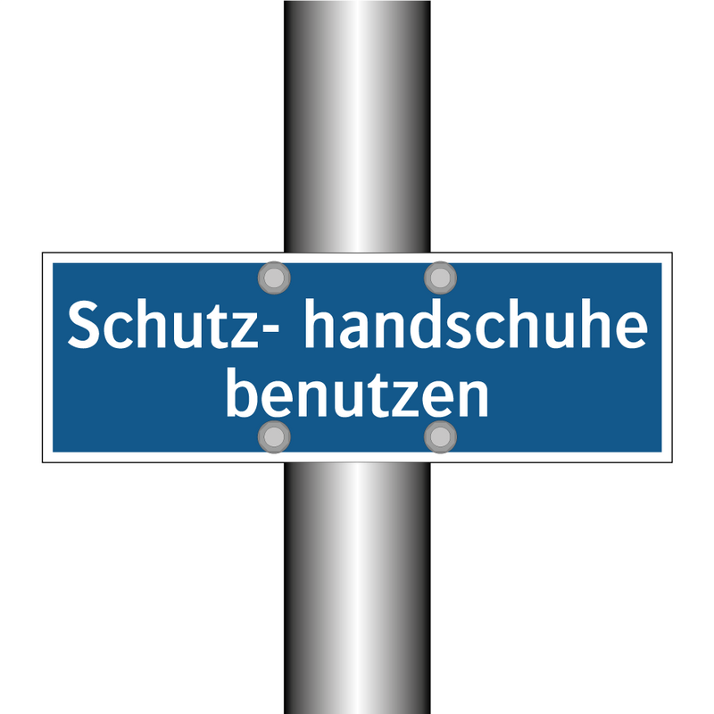 Schutz- handschuhe benutzen