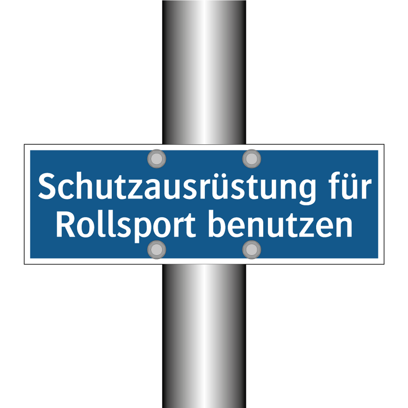 Schutzausrüstung für Rollsport benutzen