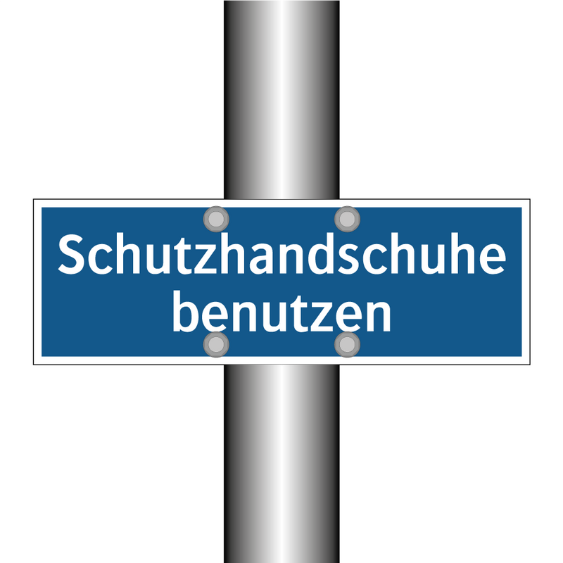 Schutzhandschuhe benutzen