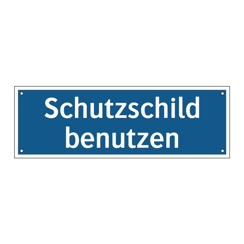 Schutzschild benutzen