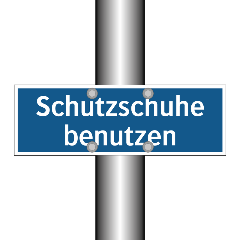 Schutzschuhe benutzen