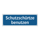 Schutzschürtze benutzen