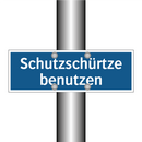 Schutzschürtze benutzen