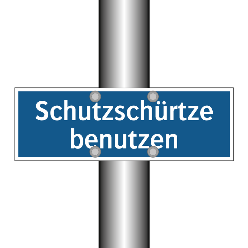 Schutzschürtze benutzen