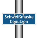 Schweißmaske benutzen