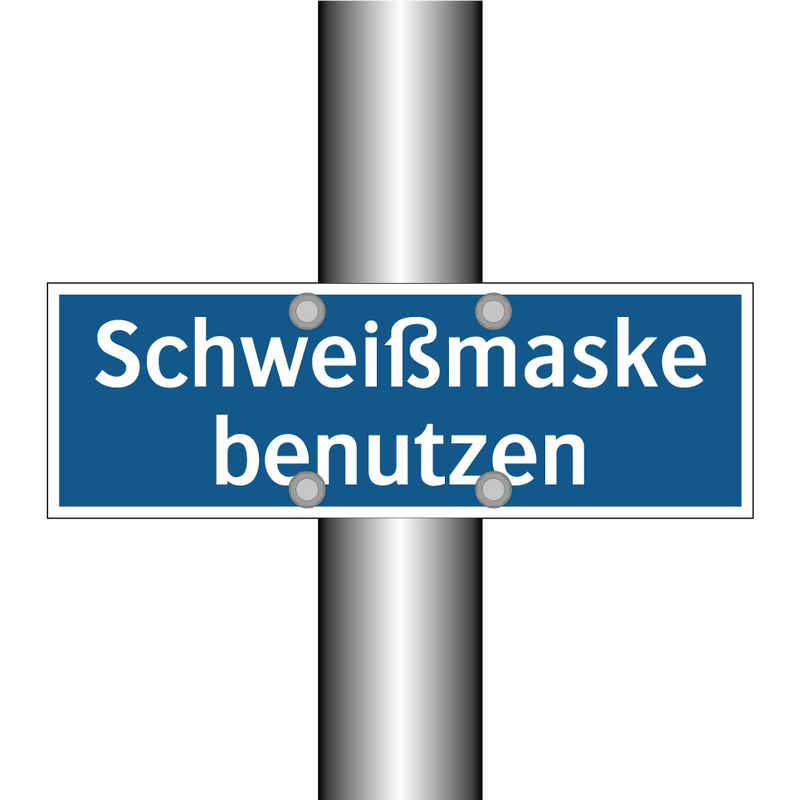 Schweißmaske benutzen