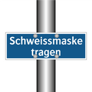 Schweissmaske tragen