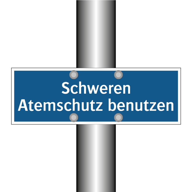 Schweren Atemschutz benutzen
