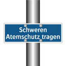 Schweren Atemschutz tragen