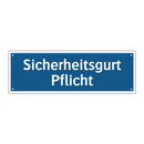 Sicherheitsgurt Pflicht