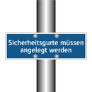 Sicherheitsgurte müssen angelegt werden