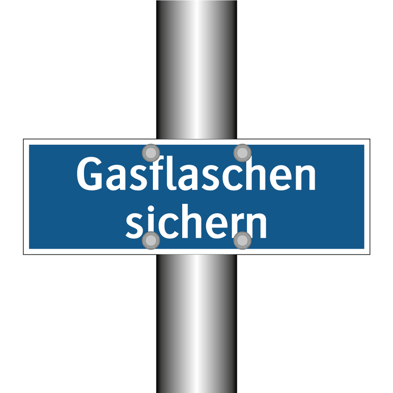 Gasflaschen sichern