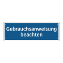 Gebrauchsanweisung beachten