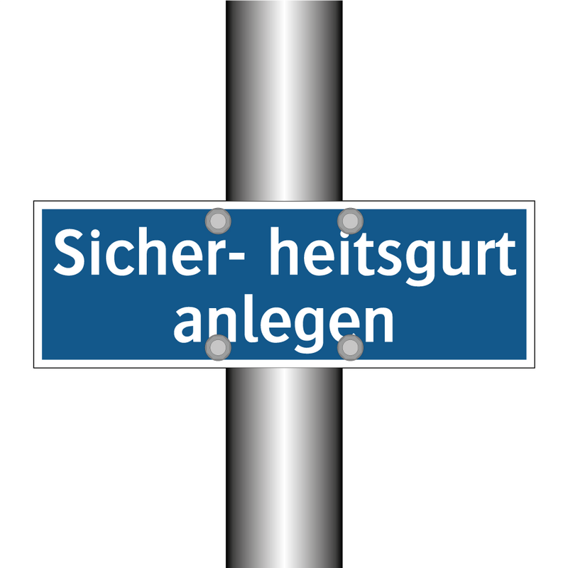 Sicher- heitsgurt anlegen