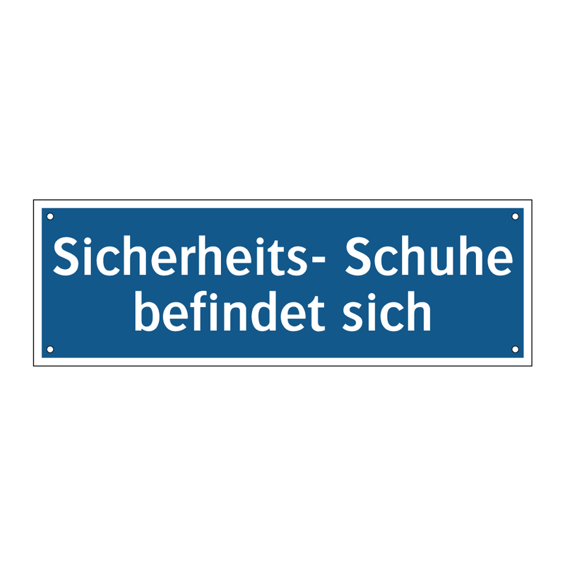 Sicherheits- Schuhe befindet sich