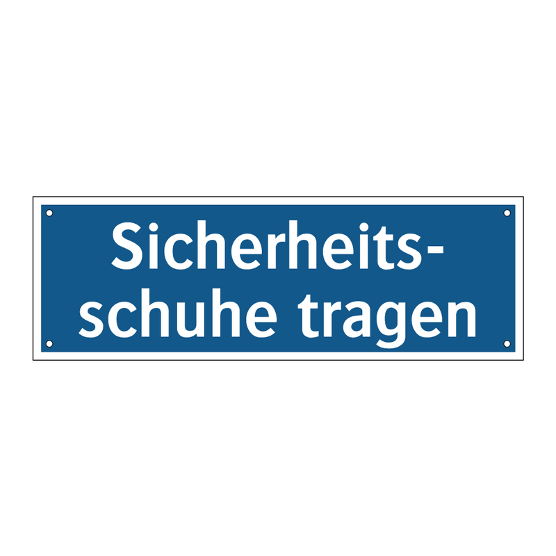 Sicherheits- schuhe tragen