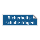 Sicherheits- schuhe tragen