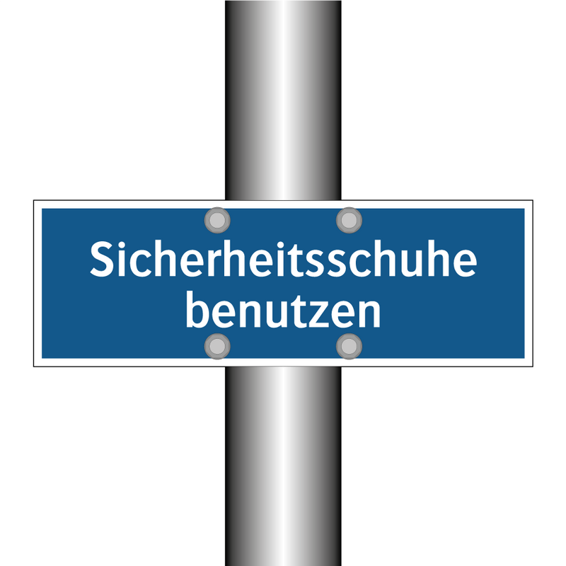 Sicherheitsschuhe benutzen