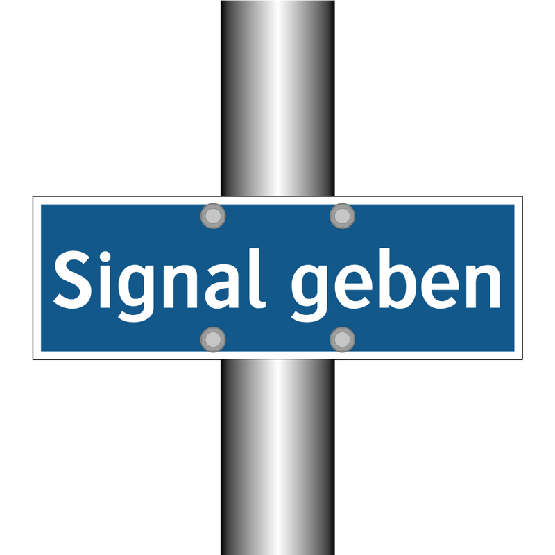 Signal geben