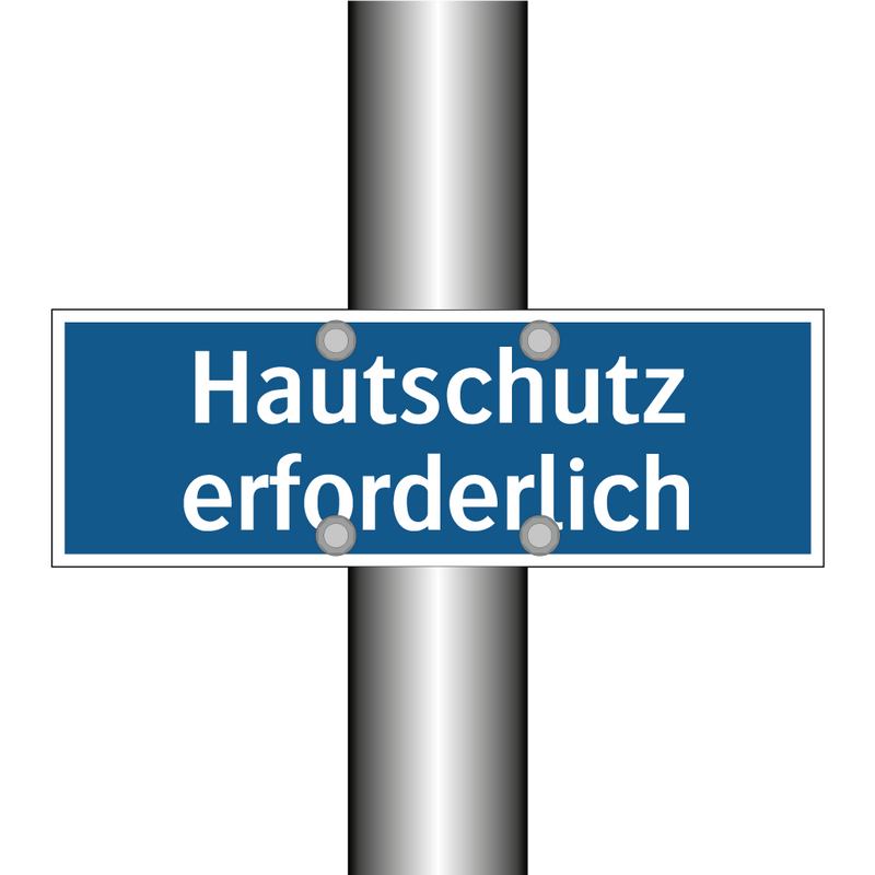 Hautschutz erforderlich