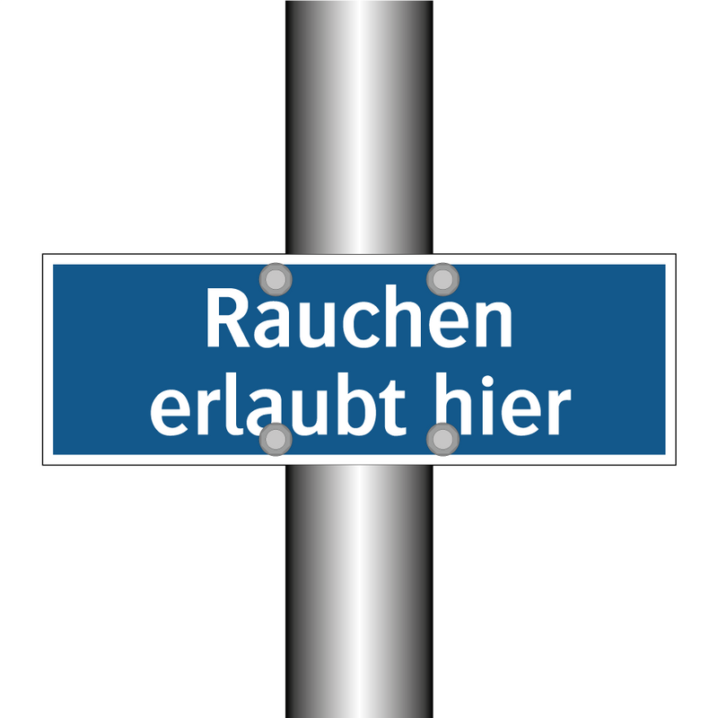 Rauchen erlaubt hier