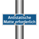 Antistatische Matte erforderlich