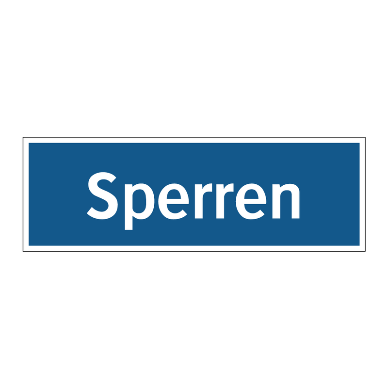 Sperren