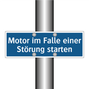 Motor im Falle einer Störung starten