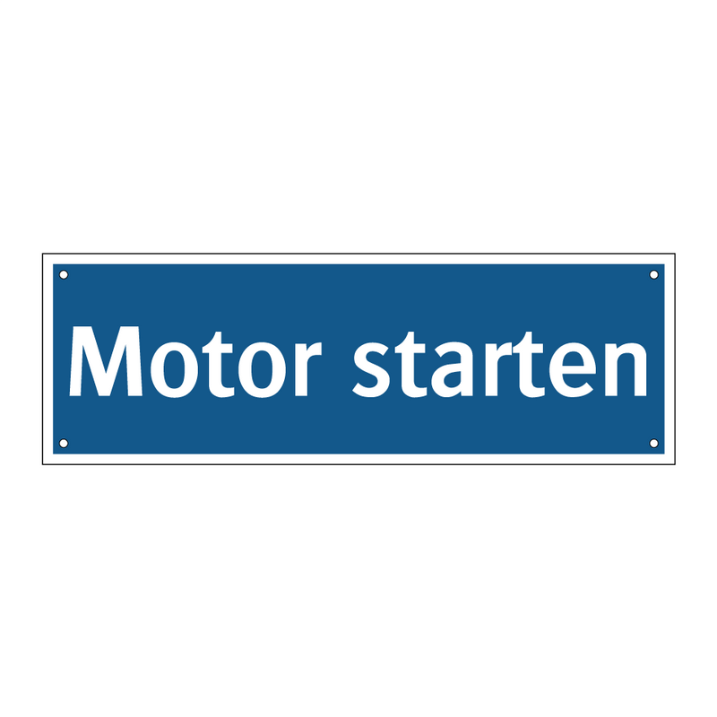 Motor starten
