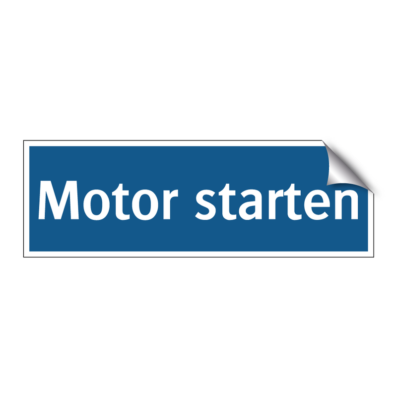 Motor starten